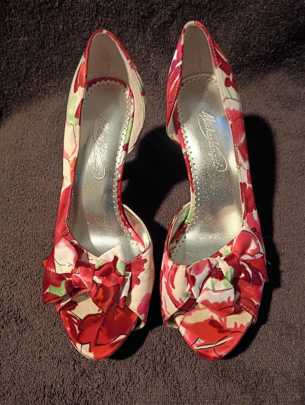 Vintage Michael Angelo "Garden Party" Heels.